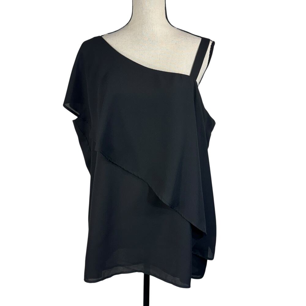 Maurices XX-Large Top Asymmetric Neckline Flowy Lightweight Layered Wide Strap